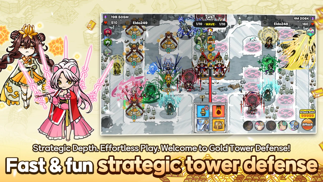 Gold tower defence M screenshot